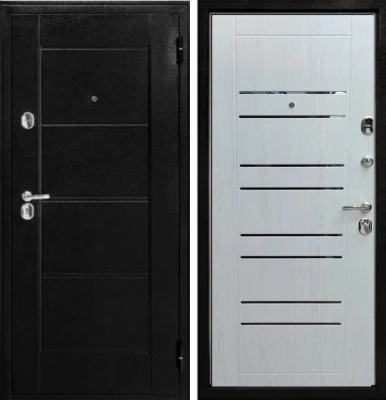 Дверь Модель 75 Царга Лиственница беленая