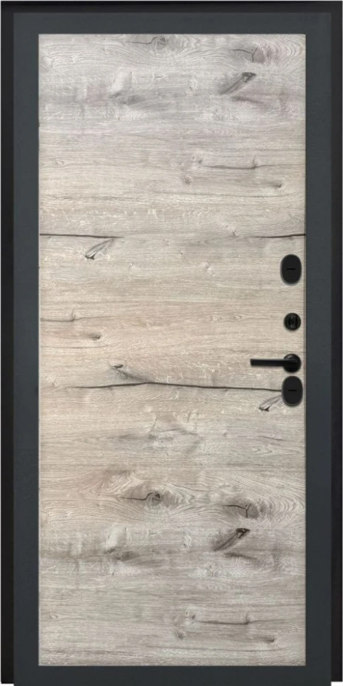 Входная дверь ДвериПРО Модель Л-49 Без фрезеровки Дуб пацифик горизонт DPRO228214 внутренняя сторона