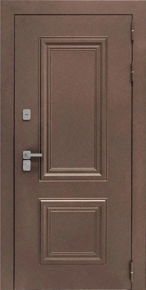 Входная дверь ДвериПРО Д-68 ФЛ-659 (12мм, nussbaum+черная патина винорит) DPRO204536 внешняя сторона